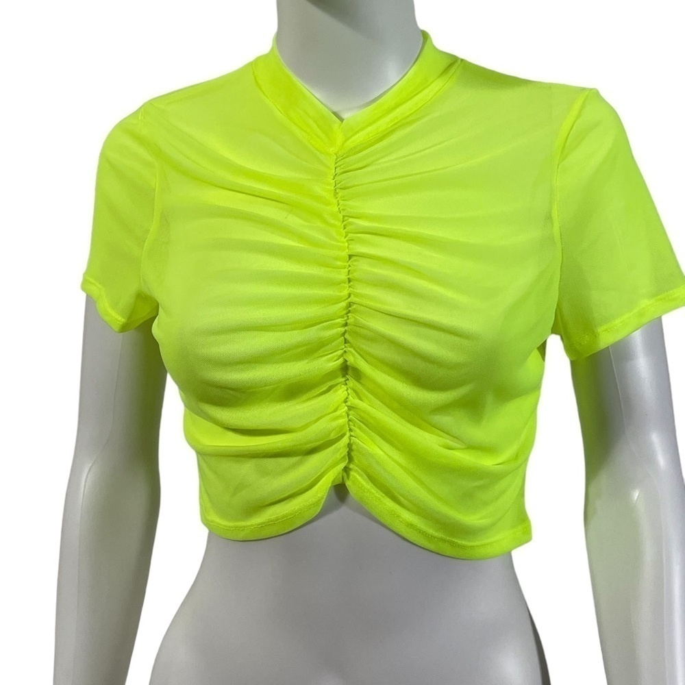 Neon Ruched Crop Top
New - Picture 8 of 9